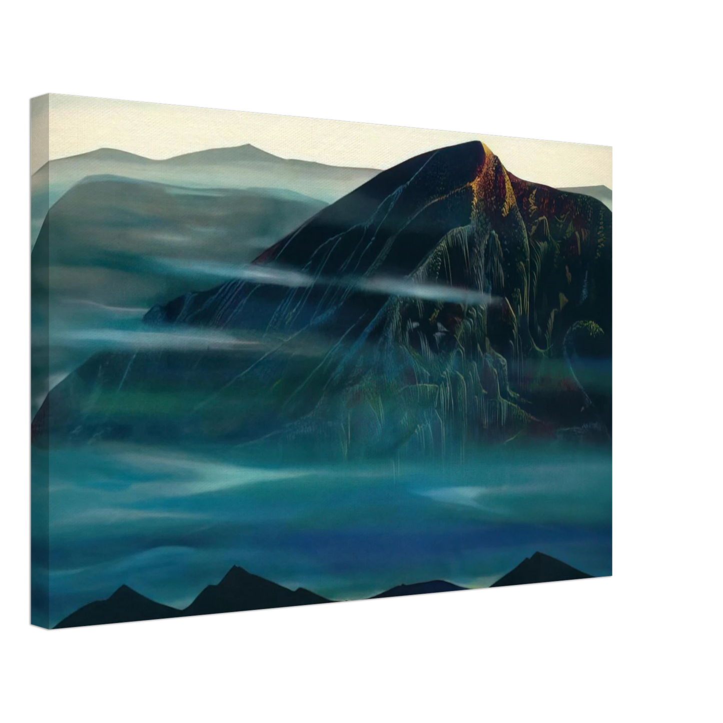 Eyvind Earle - Santa Fe Trail new Serigrap Canvas - 70x100 cm / 28x40 inches-canvas