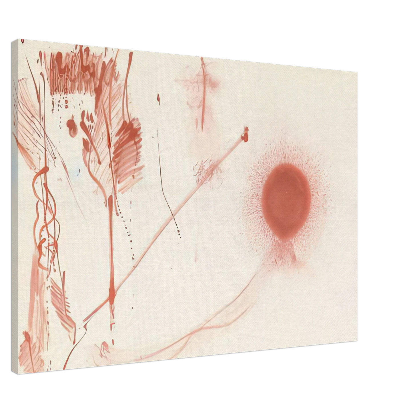 Helen Frankenthaler - Towards a New Climate, 1957- Canvas - 20x30 cm / 8x12 inches-canvas