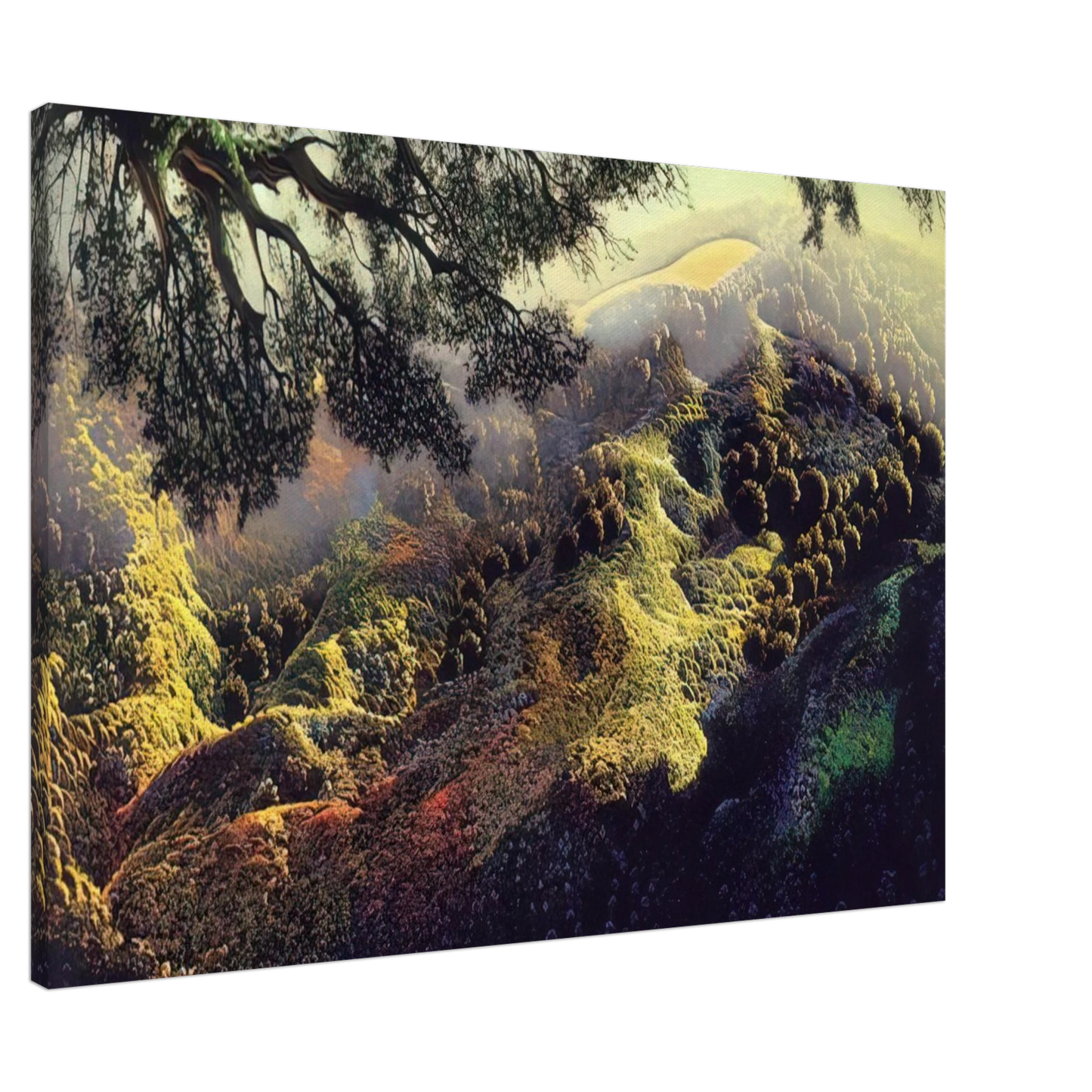 Eyvind Earle - Paradise Canvas - 20x30 cm / 8x12 inches-canvas