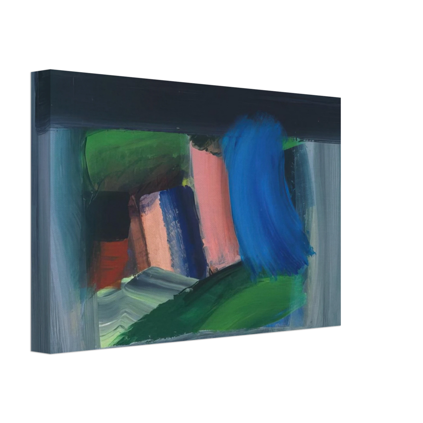 Howard Hodgkin - Rain - 1989 Canvas - 70x100 cm / 28x40 inches-canvas