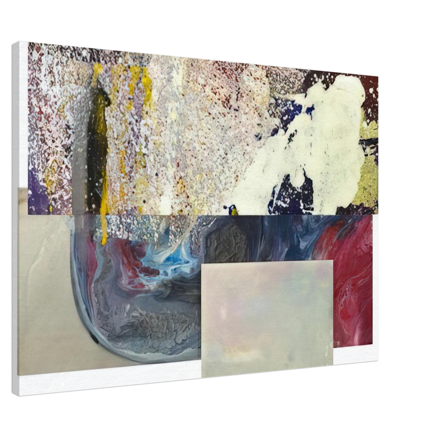 Sam Gilliam - Newly Little Canvas - 20x30 cm / 8x12 inches-canvas