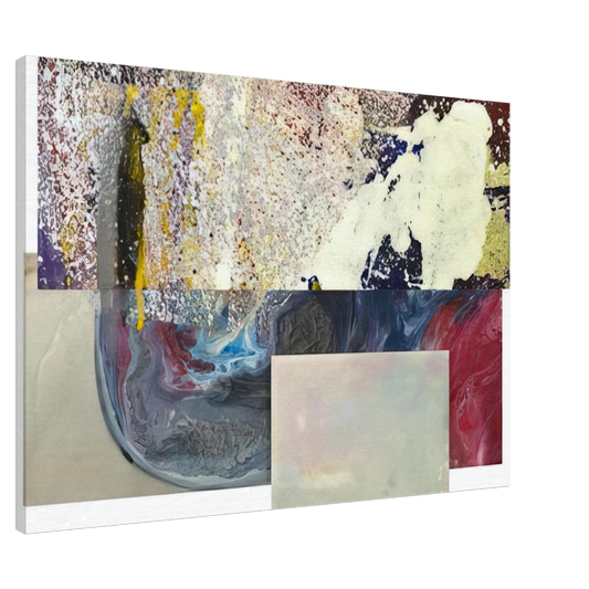 Sam Gilliam - Newly Little Canvas - 20x30 cm / 8x12 inches-canvas
