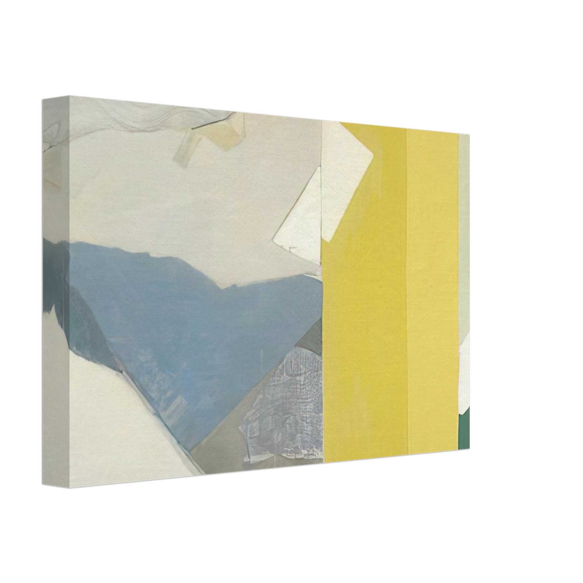 Kenzo Okada - Three Whites - 1963 Canvas - 40x60 cm / 16x24 inches-canvas