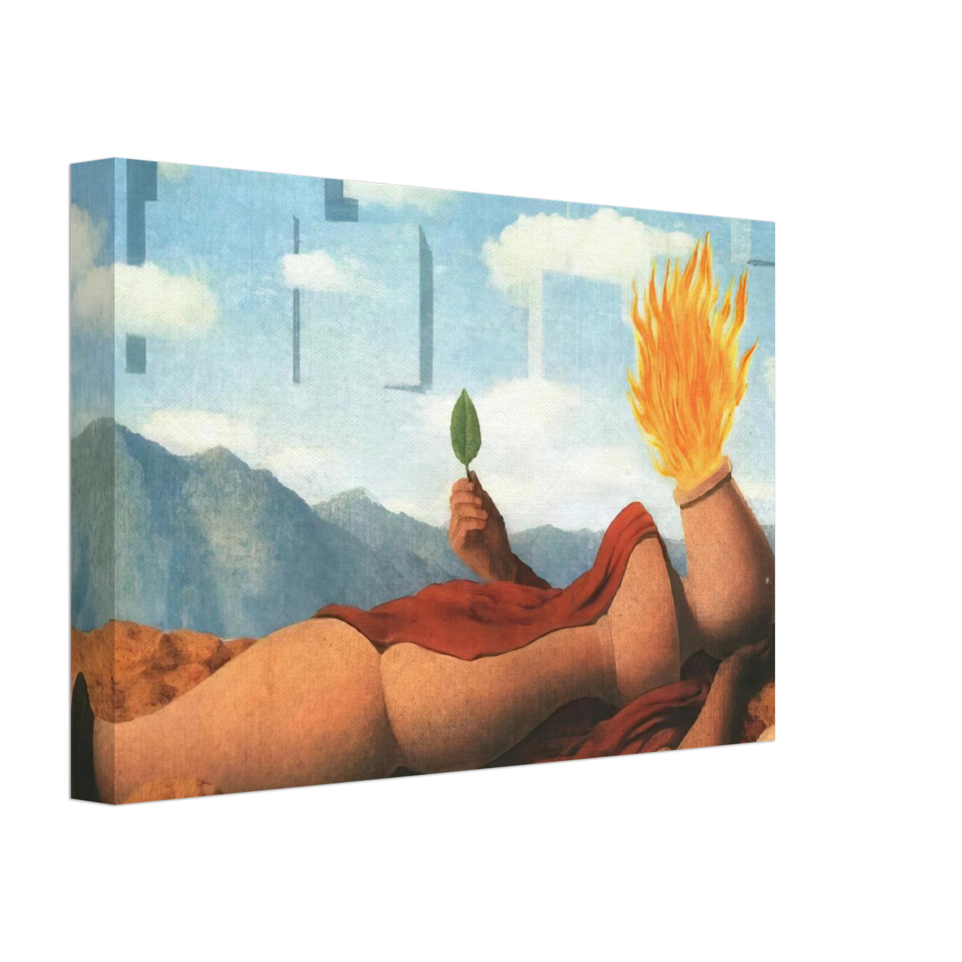 Rene Magritte - ELEMENTARY COSMOGONY 1949 Canvas - 70x100 cm / 28x40 inches-canvas