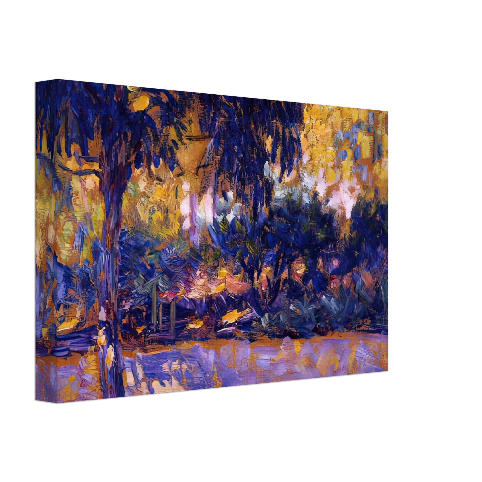 Henri Matisse - LANDSCAPE WITH EUCALYPTUS TREES AND RIVER TREES IN FRONT OF A RIVER 1908 Canvas - 70x100 cm / 28x40 inches-canvas