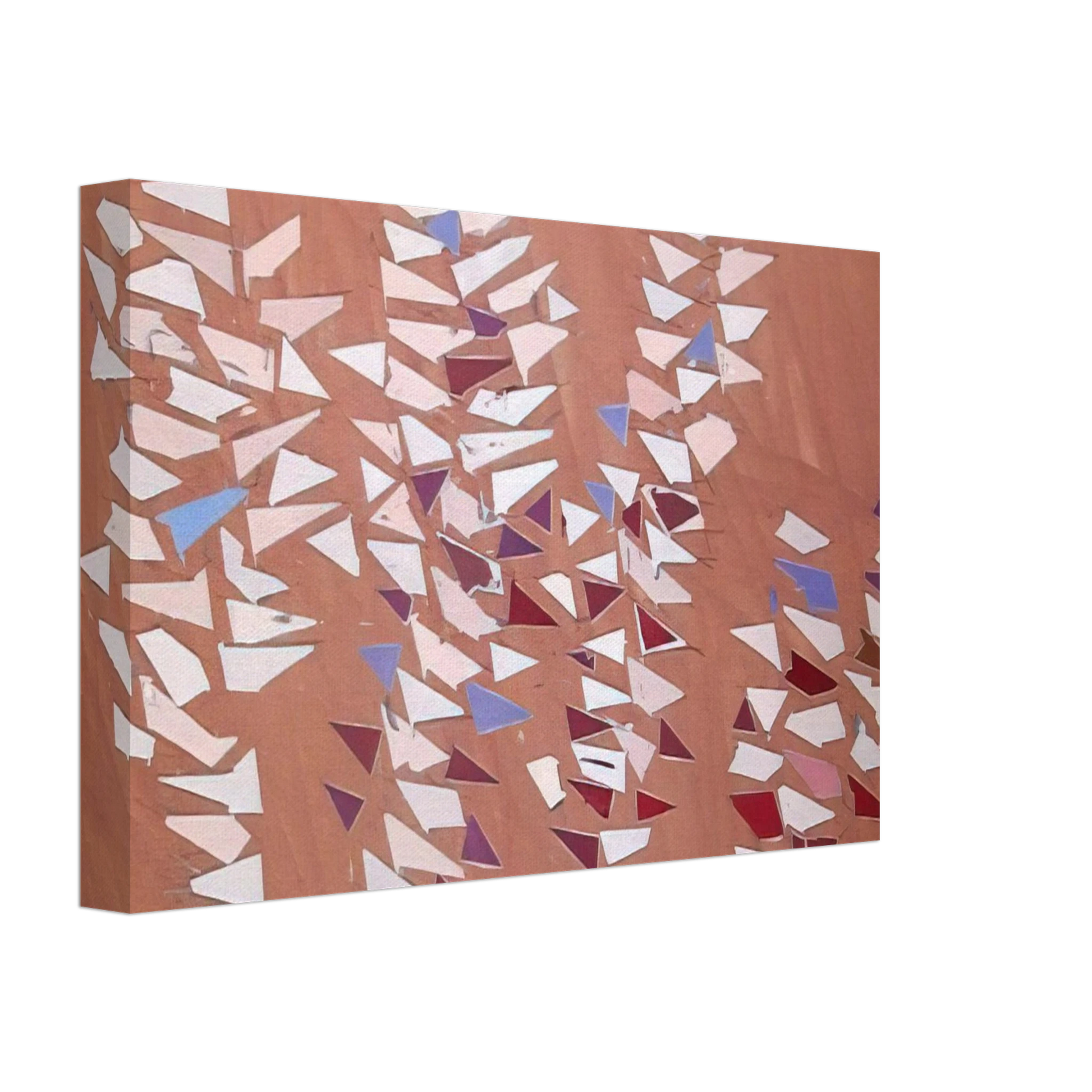 Robert Goodnough - On Gray Pink - 1988 Canvas - 70x100 cm / 28x40 inches-canvas