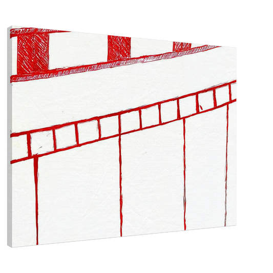 Louise Bourgeois - UNTITLED 1995 0 Canvas - 20x30 cm / 8x12 inches-canvas