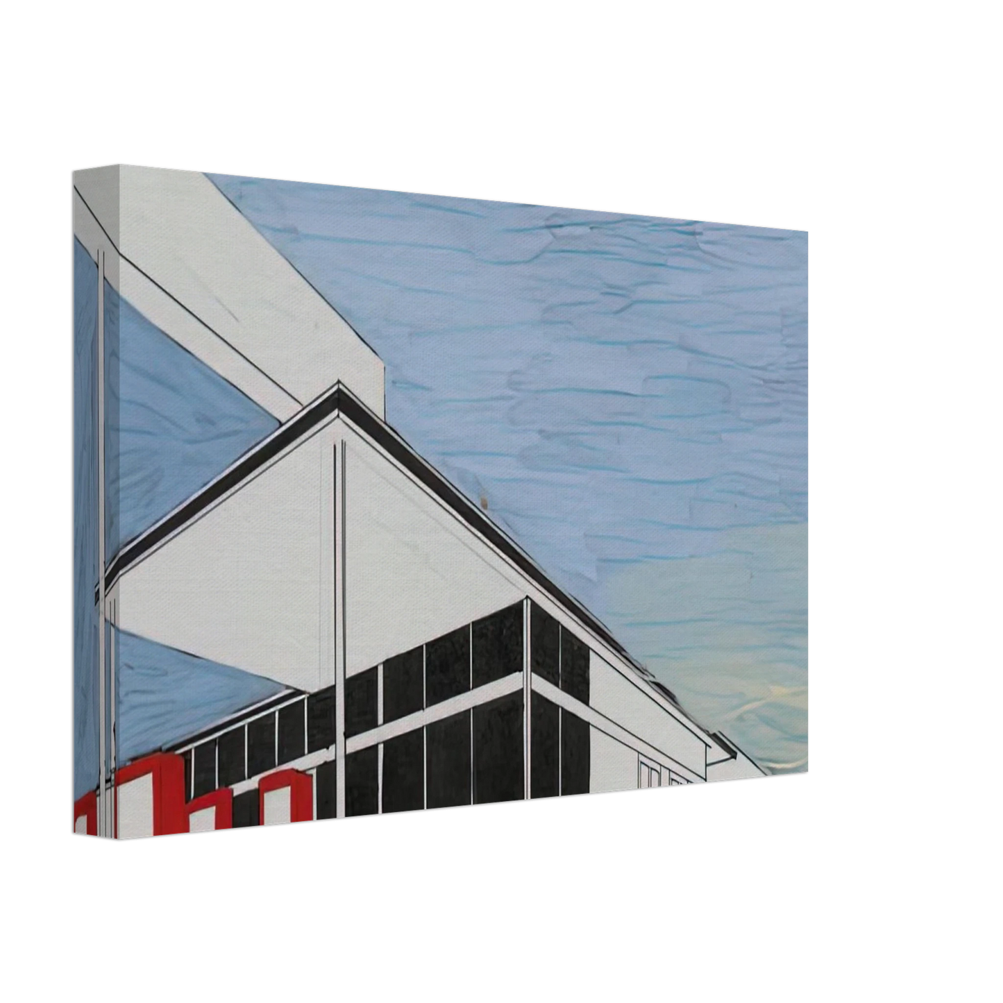 Edward Ruscha - STANDARD STUDY 3 1963 Canvas - 40x60 cm / 16x24 inches-canvas