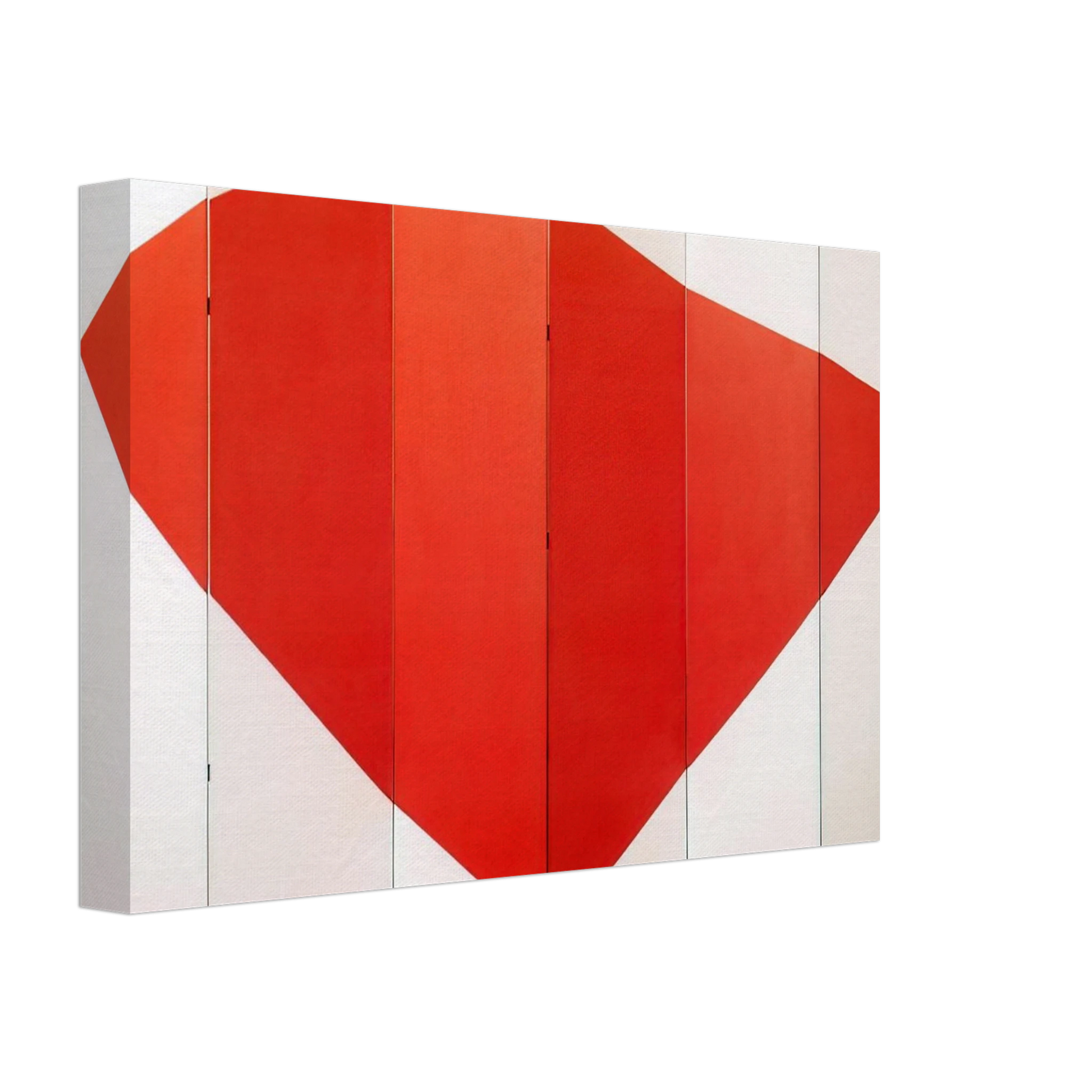Leon Polk Smith - Correspondence Red-White, side B - 1966 Canvas - 70x100 cm / 28x40 inches-canvas