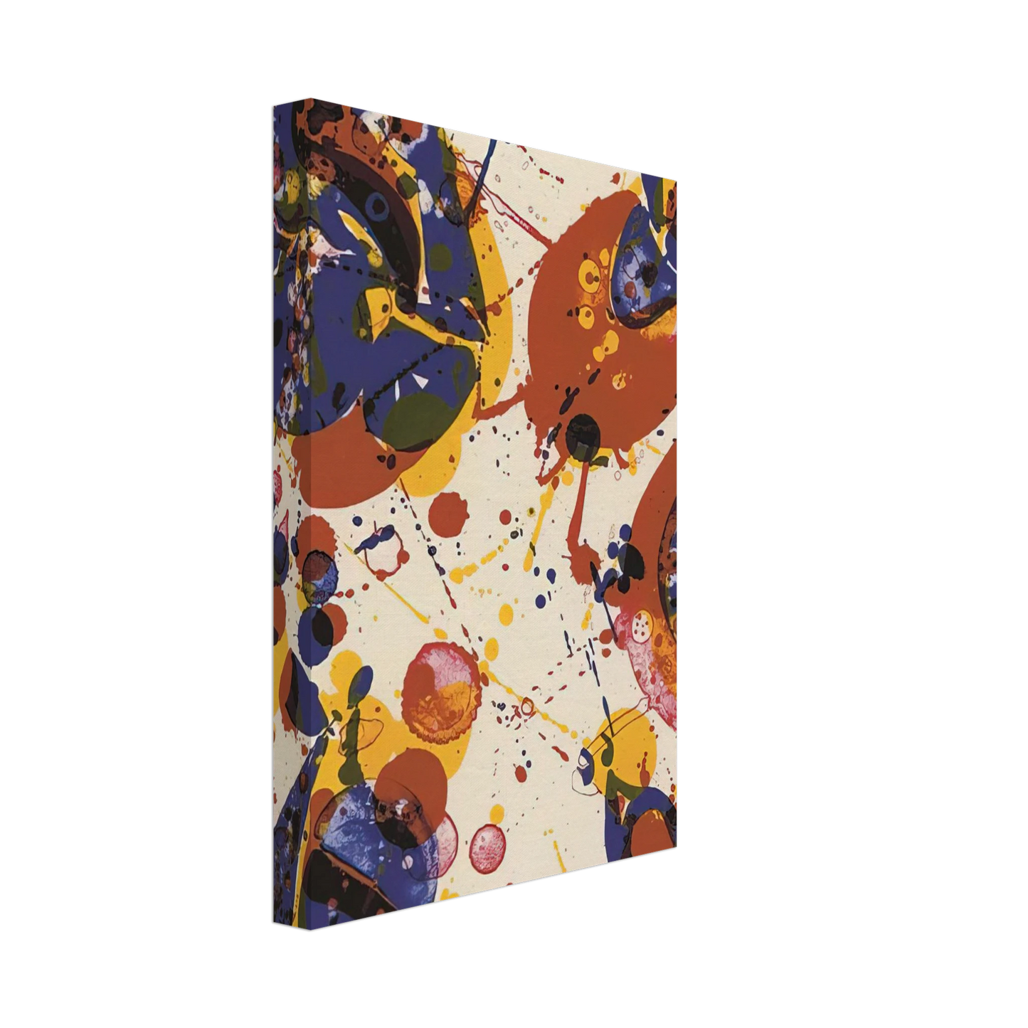 Sam Francis - Untitled  from Pasadena Box   Lembark L58  Canvas - 70x100 cm / 28x40 inches-canvas