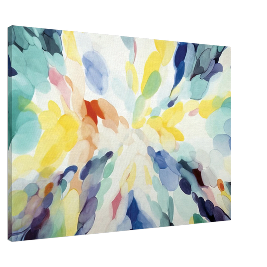 Alice Baber - Wheel of Day Canvas - 20x30 cm / 8x12 inches-canvas