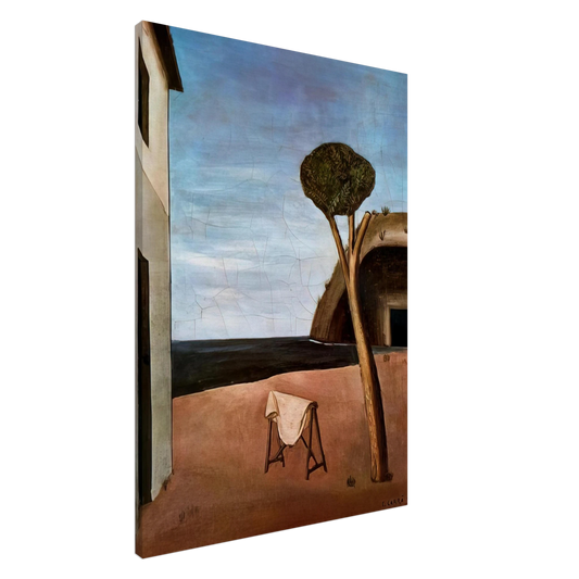 Carlo Carra - A PINE BY THE SEA 1921 Canvas - 20x30 cm / 8x12 inches-canvas