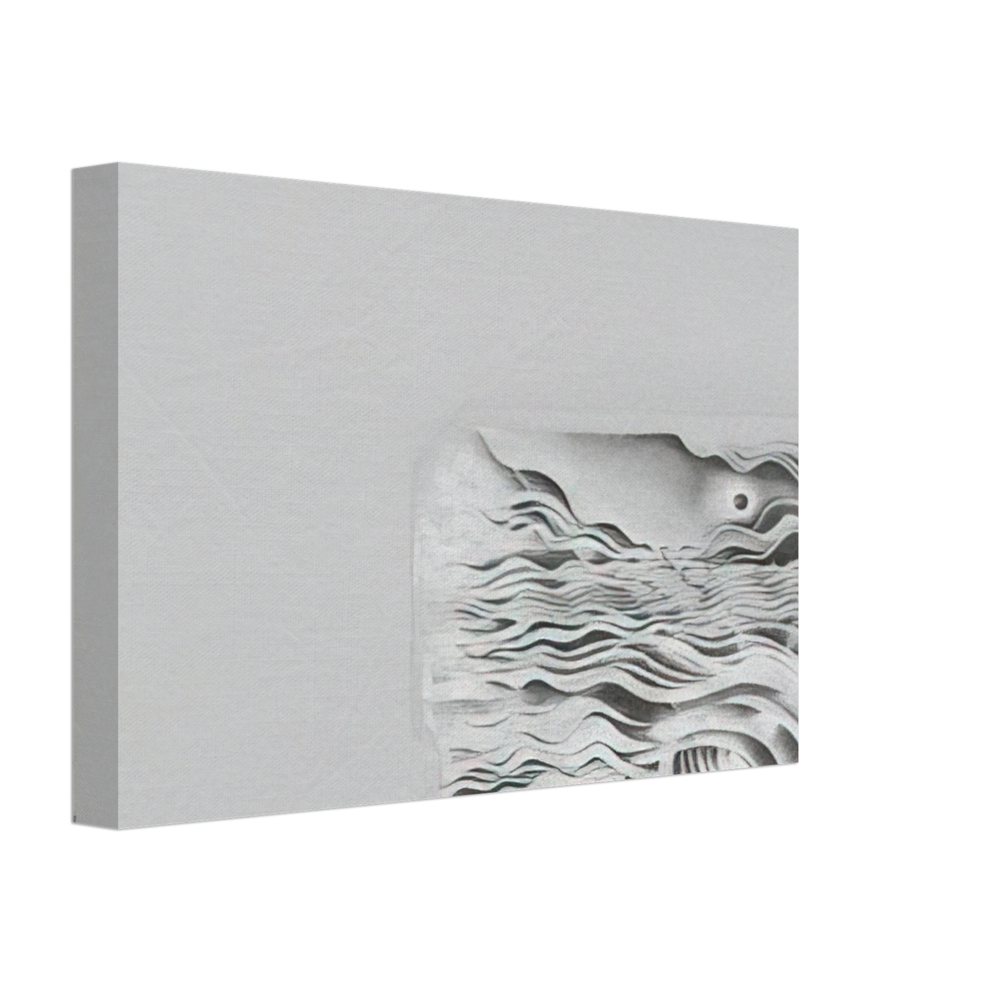 Lee Bontecou - STUDY FOR AN UNTITLED PRINT 1982 Canvas - 70x100 cm / 28x40 inches-canvas