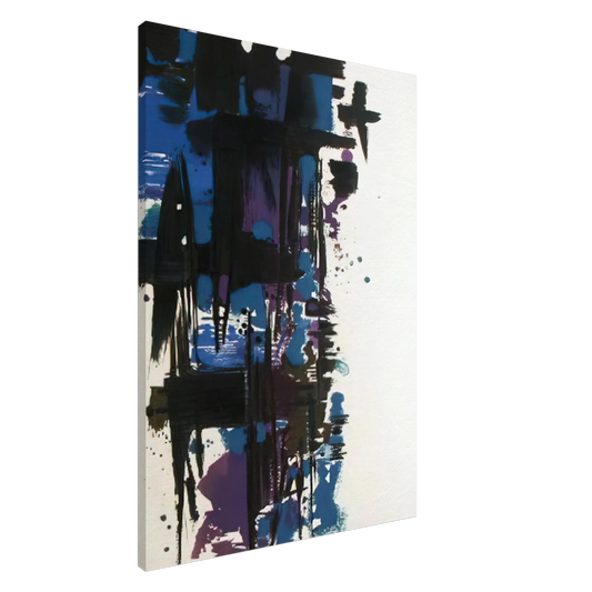 Alfred Manessier - Illustration from 'Elegie pour Martin Luther King' - 1978 Canvas - 20x30 cm / 8x12 inches-canvas