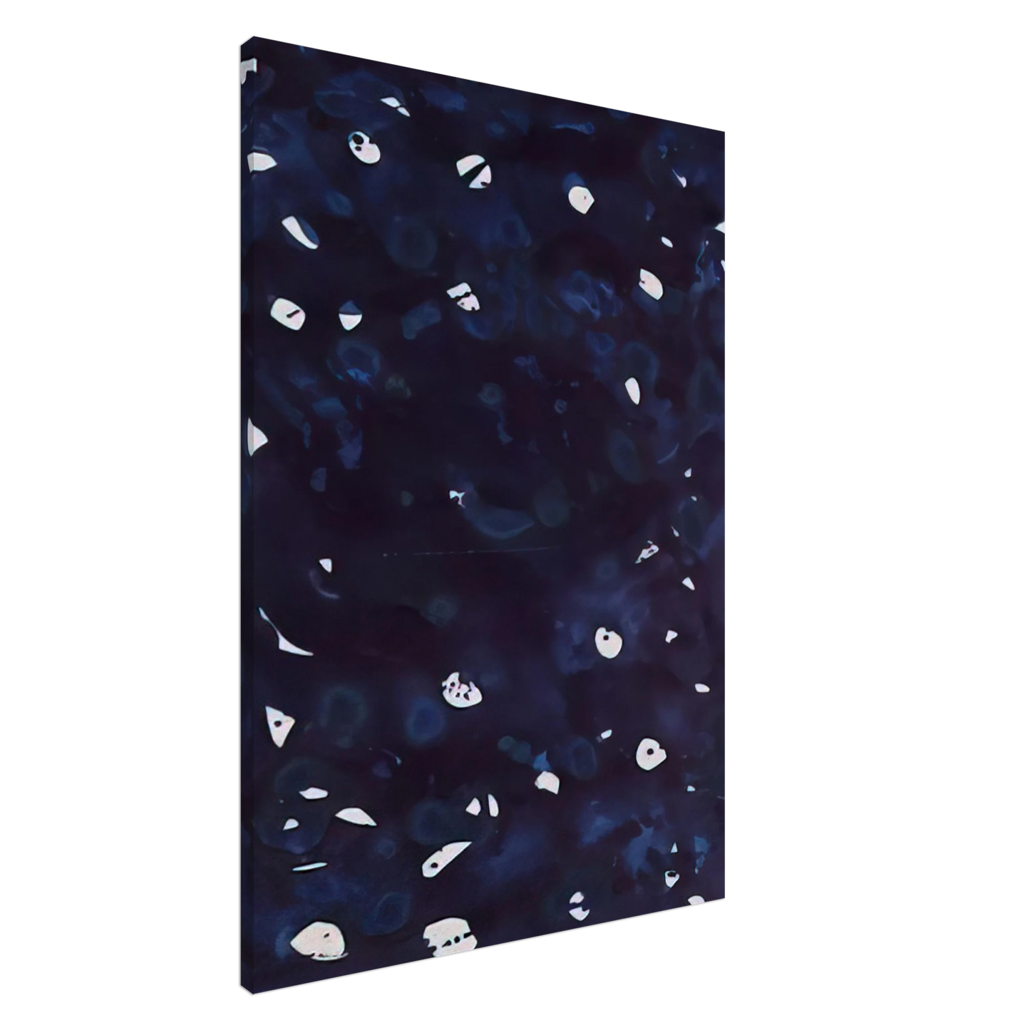 Sam Francis - Untitled  Dark Blue-Green  Canvas - 20x30 cm / 8x12 inches-canvas