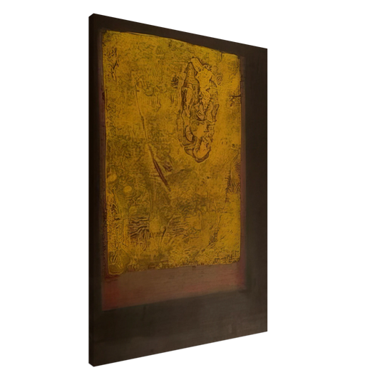 Hiroyuki Tajima - Evidence A - 1963 Canvas - 20x30 cm / 8x12 inches-canvas