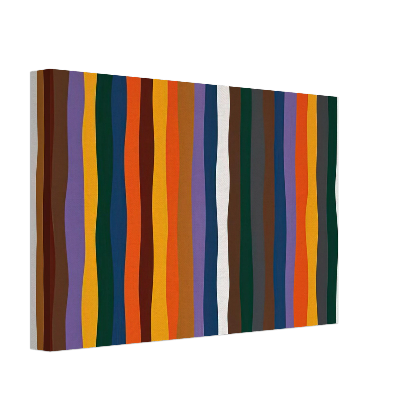 Karl Benjamin - #20 - 1977 Canvas - 40x60 cm / 16x24 inches-canvas