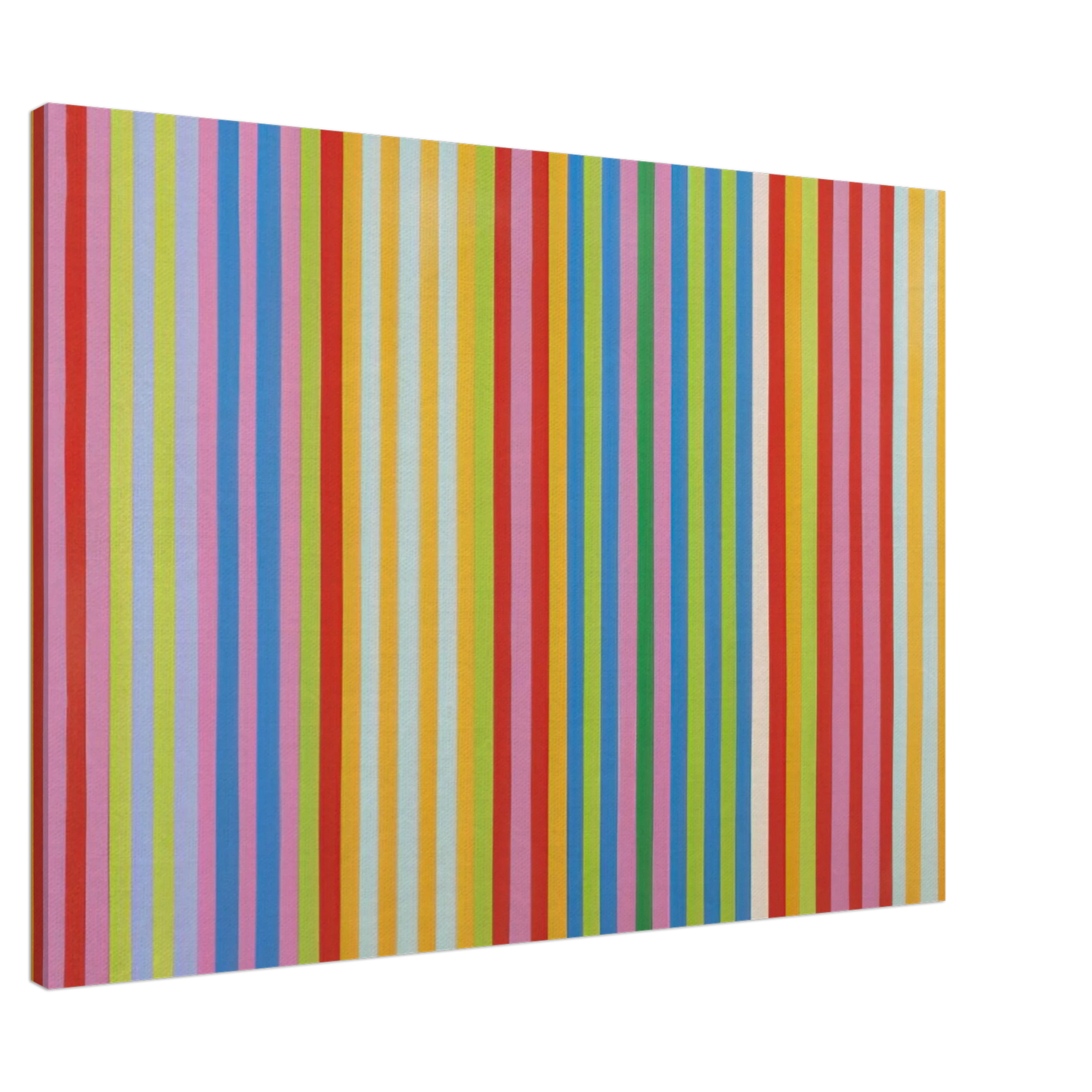 Gene Davis - Red Chatterbox - 1967 Canvas - 20x30 cm / 8x12 inches-canvas