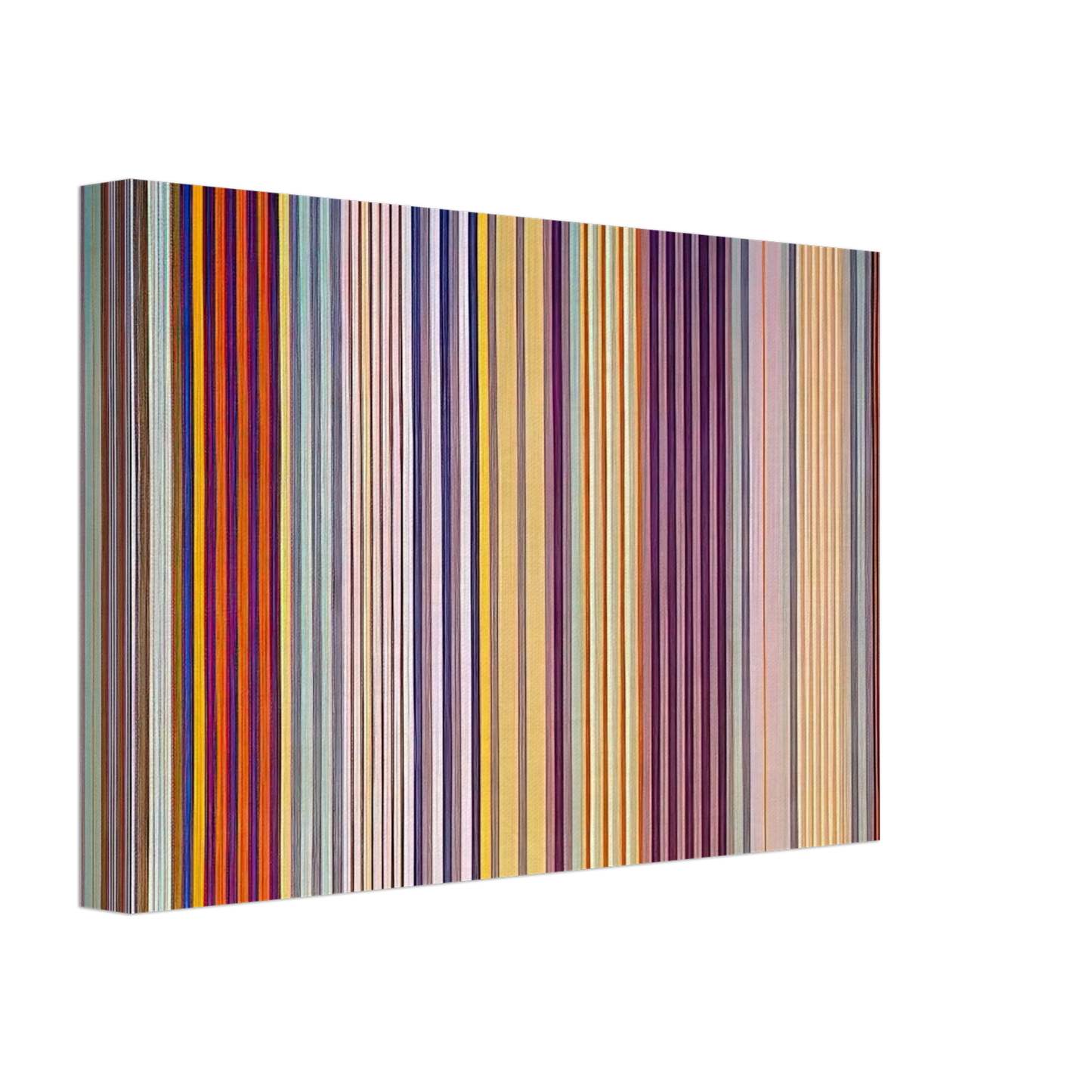 Gene Davis - Royal Veil - 1971 Canvas - 40x60 cm / 16x24 inches-canvas