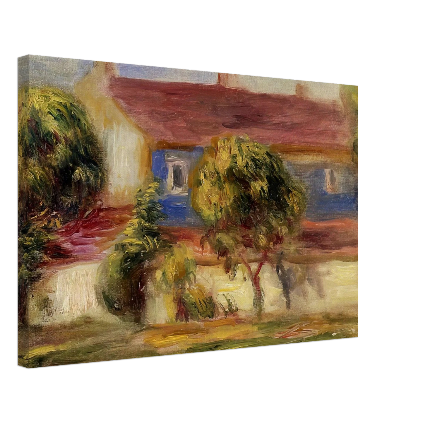 Pierre-Auguste Renoir - The Artist s House Canvas - 70x100 cm / 28x40 inches-canvas