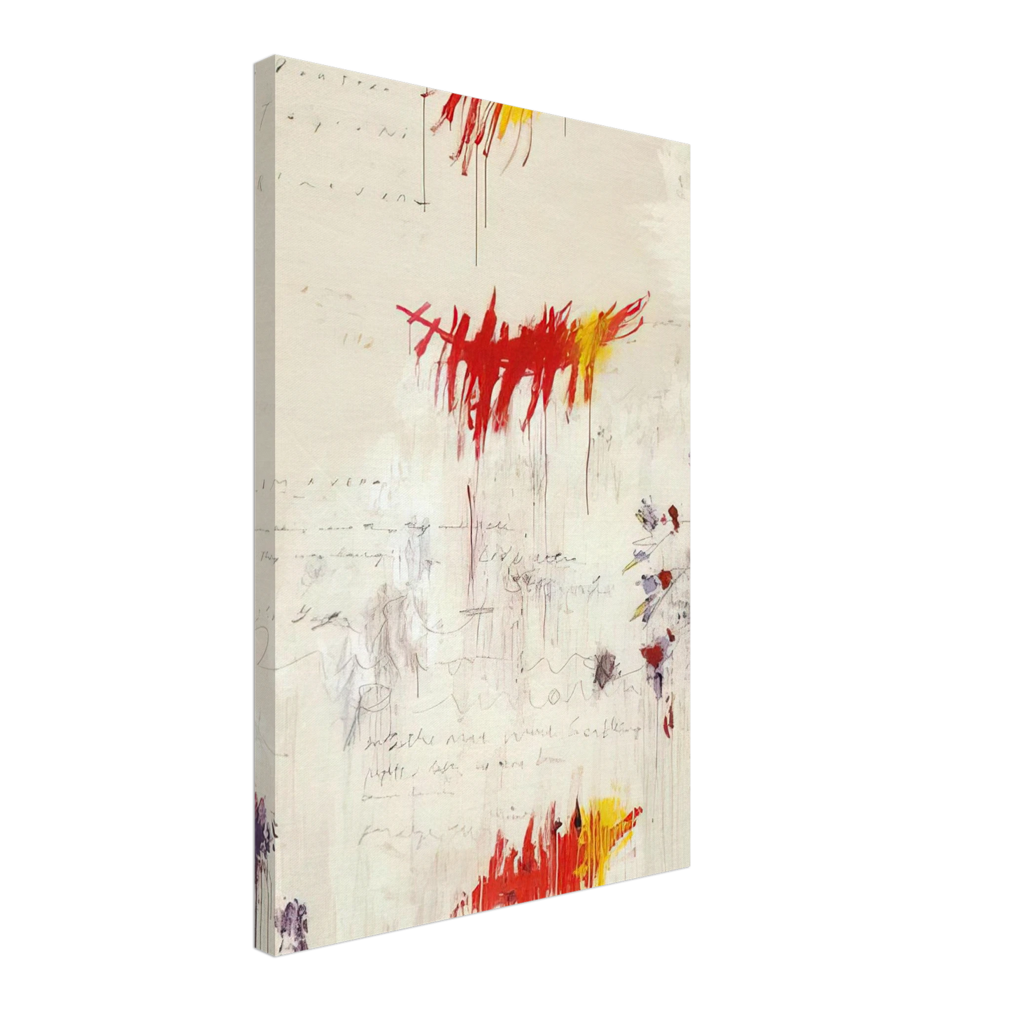 Cy Twombly - Quattro stagioni I. Primavera Canvas - 40x60 cm / 16x24 inches-canvas