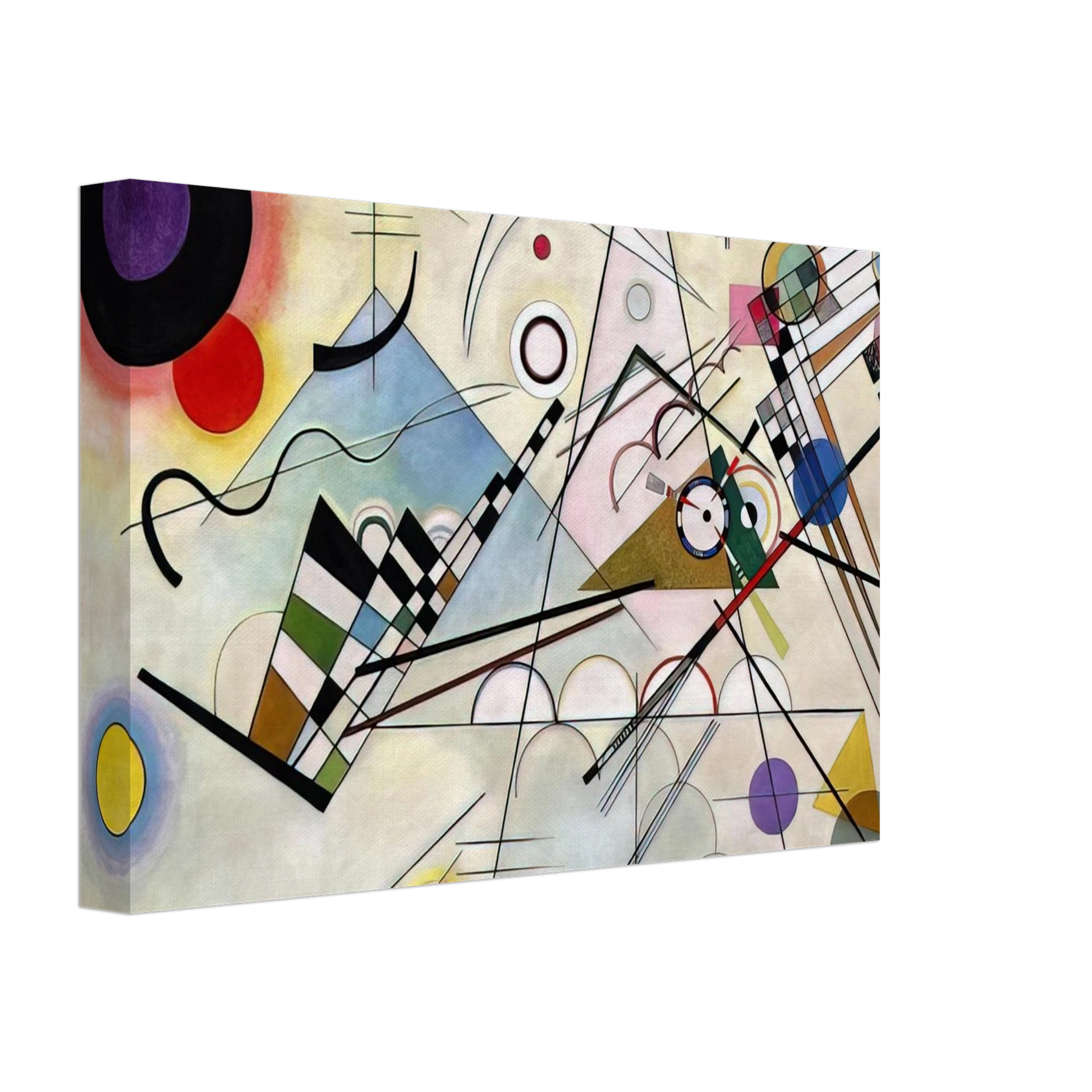Wassily Kandinsky - COMPOSITION 8 1923 Canvas - 70x100 cm / 28x40 inches-canvas