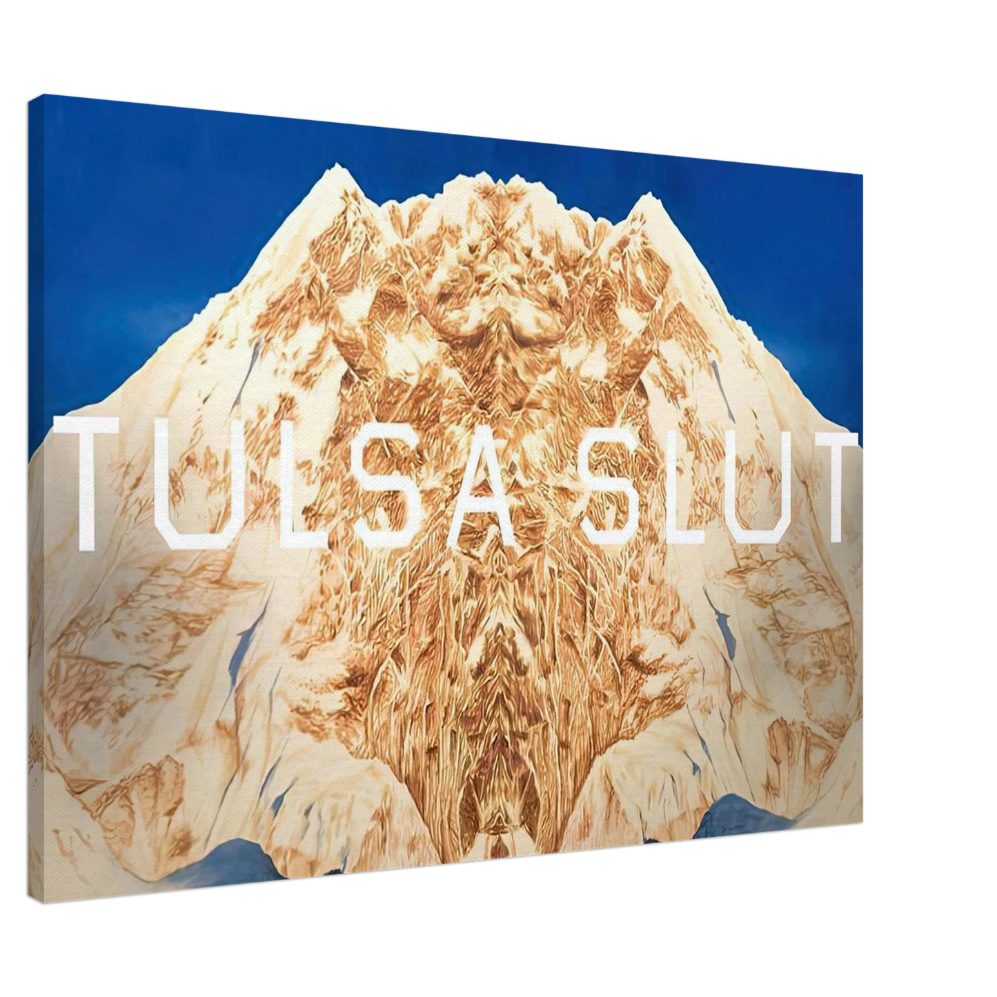 Edward Ruscha - TULSA SLUT 2016 Canvas - 20x30 cm / 8x12 inches-canvas