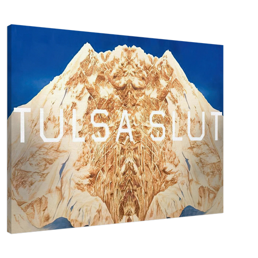 Edward Ruscha - TULSA SLUT 2016 Canvas - 20x30 cm / 8x12 inches-canvas