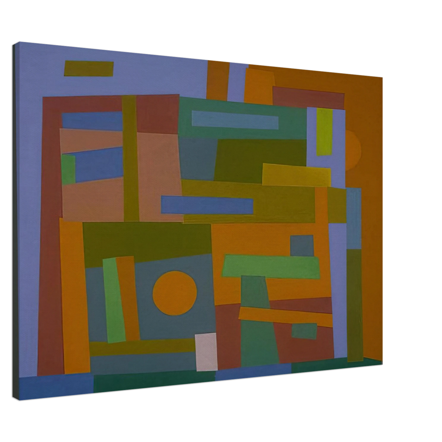 Ad Reinhardt - Number 30 - 1938 Canvas - 20x30 cm / 8x12 inches-canvas