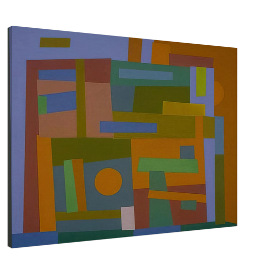 Ad Reinhardt - Number 30 - 1938 Canvas - 20x30 cm / 8x12 inches-canvas