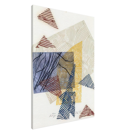 Sam Gilliam - Buoy Landscape II Canvas - 20x30 cm / 8x12 inches-canvas