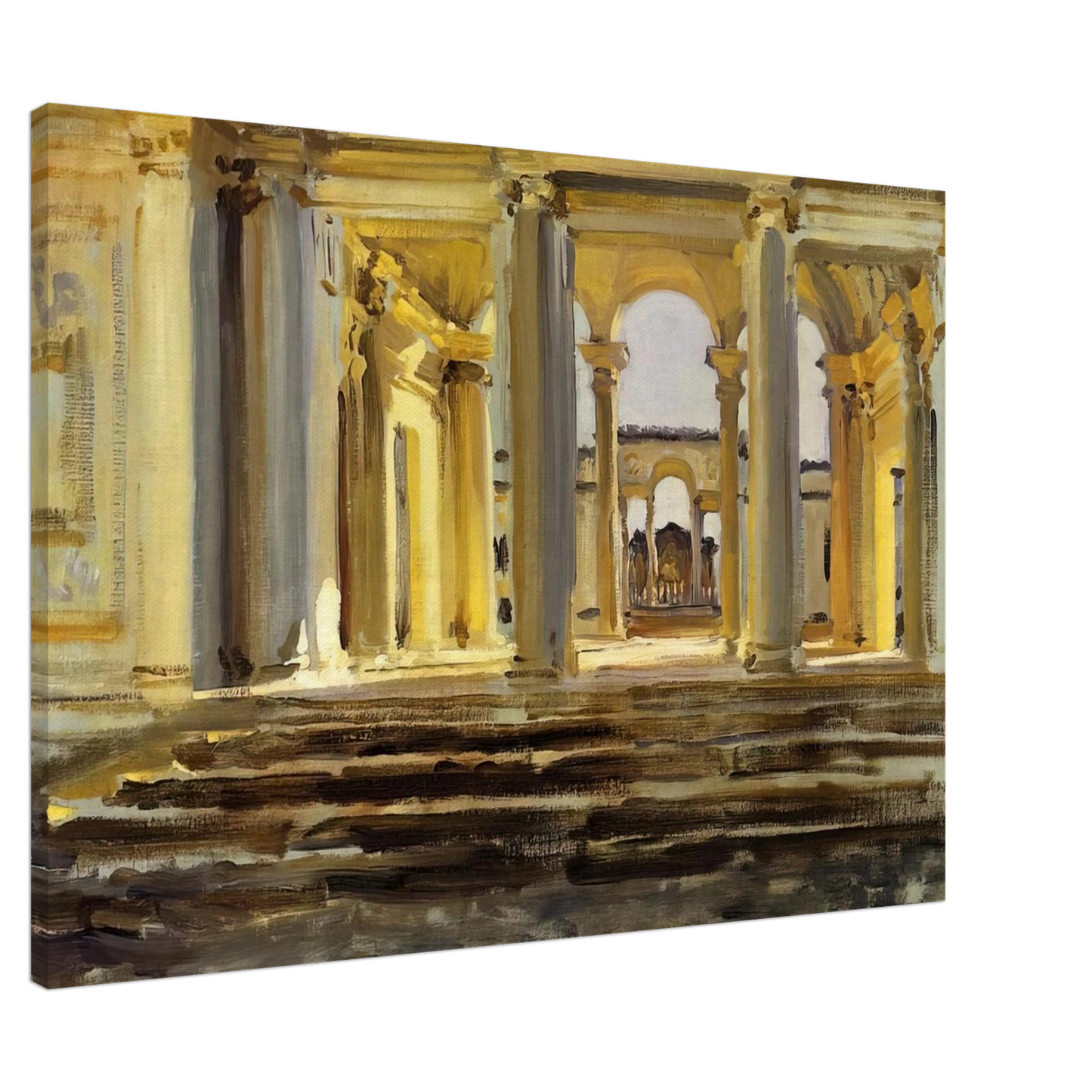 John Singer Sargent - Villa Papa Giulla Canvas - 20x30 cm / 8x12 inches-canvas