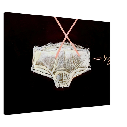 Antoni Tapies - ROBA INTERIOR 1972 Canvas - 20x30 cm / 8x12 inches-canvas