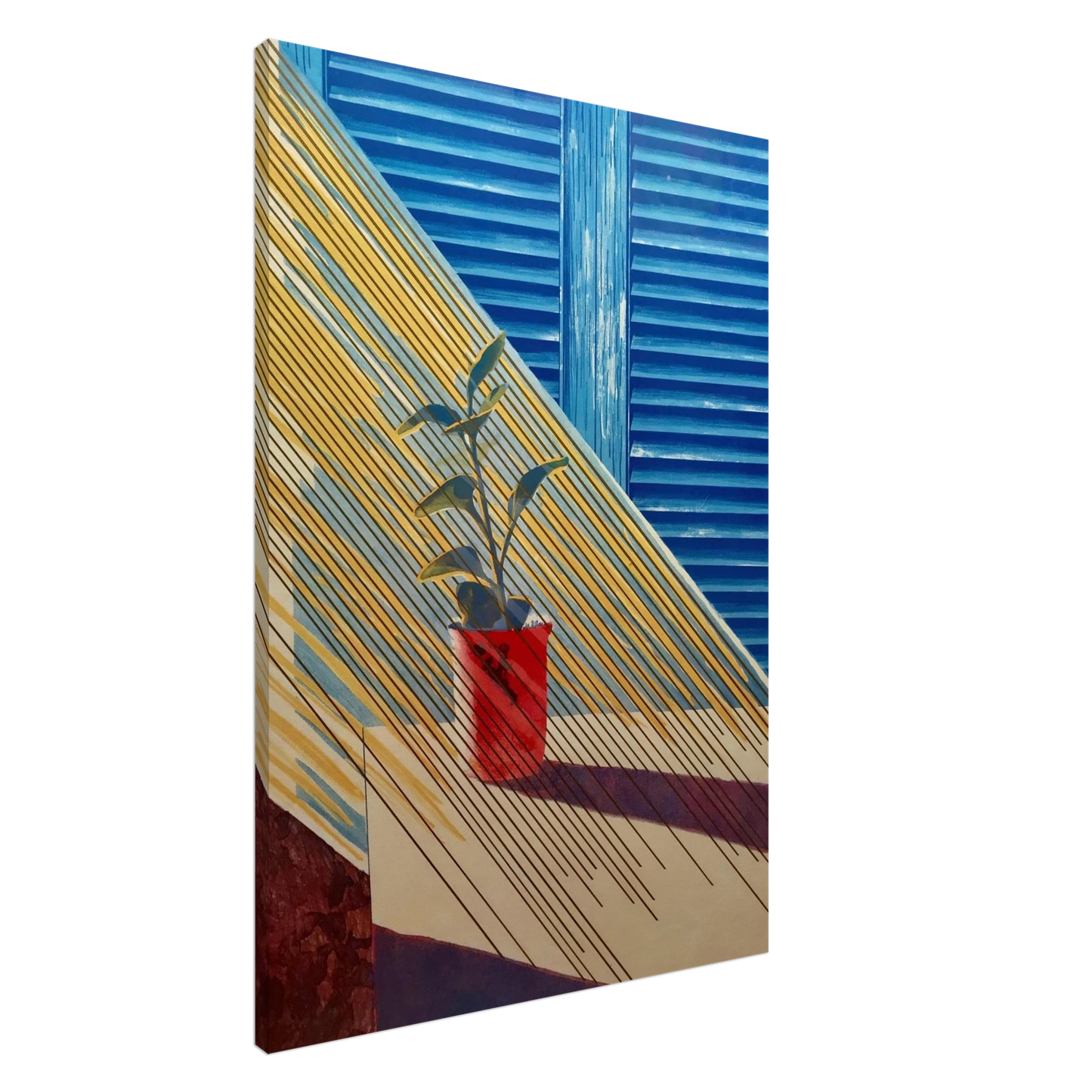 David Hockney - David Hockney Canvas - 20x30 cm / 8x12 inches-canvas