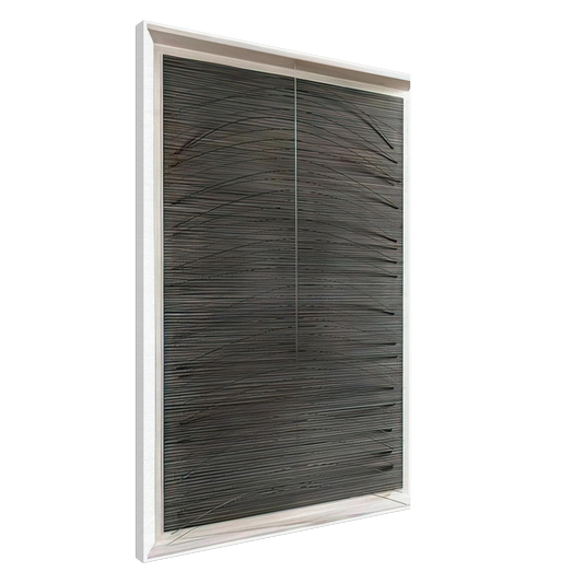 Jesus Rafael Soto - LA COURVE BLEUE 1965 Canvas - 20x30 cm / 8x12 inches-canvas