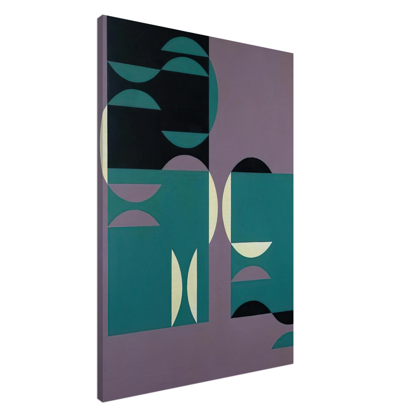 Tomas Maldonado - 4 temas circulares - 1953 Canvas - 20x30 cm / 8x12 inches-canvas