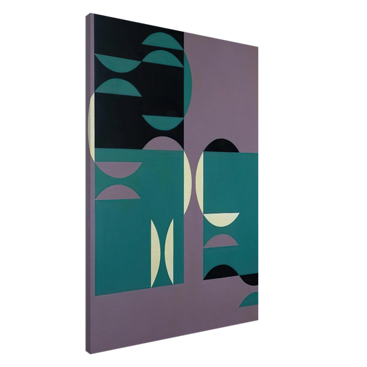 Tomas Maldonado - 4 temas circulares - 1953 Canvas - 20x30 cm / 8x12 inches-canvas