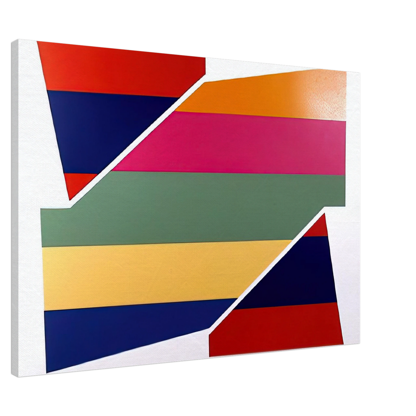 Larry Zox - Rotation I - 1980 Canvas - 20x30 cm / 8x12 inches-canvas
