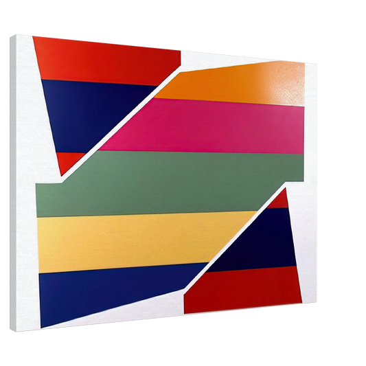 Larry Zox - Rotation I - 1980 Canvas - 20x30 cm / 8x12 inches-canvas