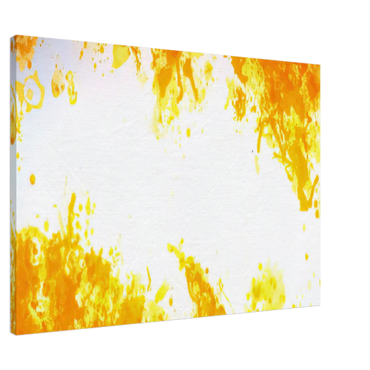 Sam Francis - Spleen  Yellow  Canvas - 20x30 cm / 8x12 inches-canvas