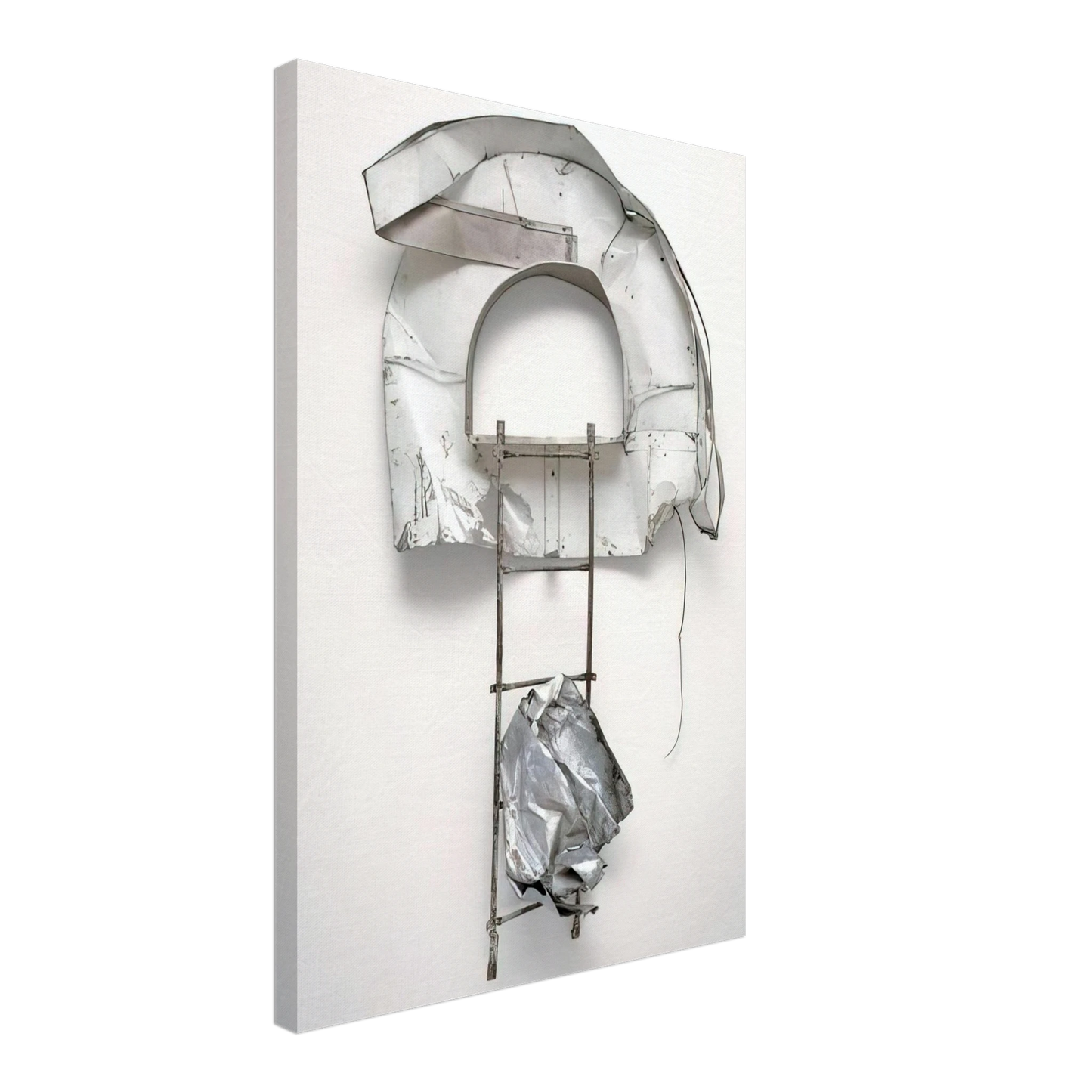 Robert Rauschenberg - BALCONE GLUT NEAPOLITAN 1987 Canvas - 70x100 cm / 28x40 inches-canvas