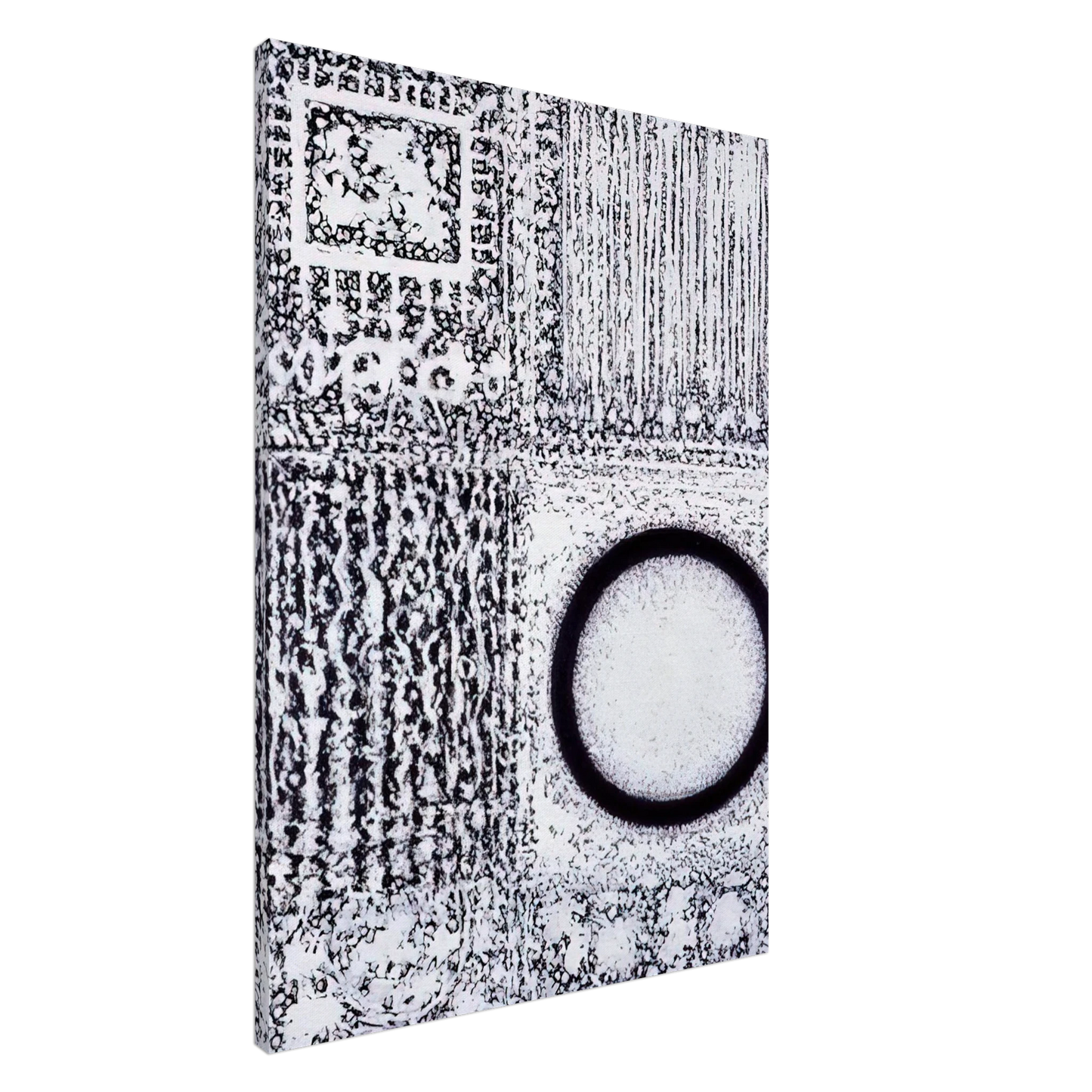 Richard Pousette-Dart - Circle by the Falling Waters Canvas - 20x30 cm / 8x12 inches-canvas