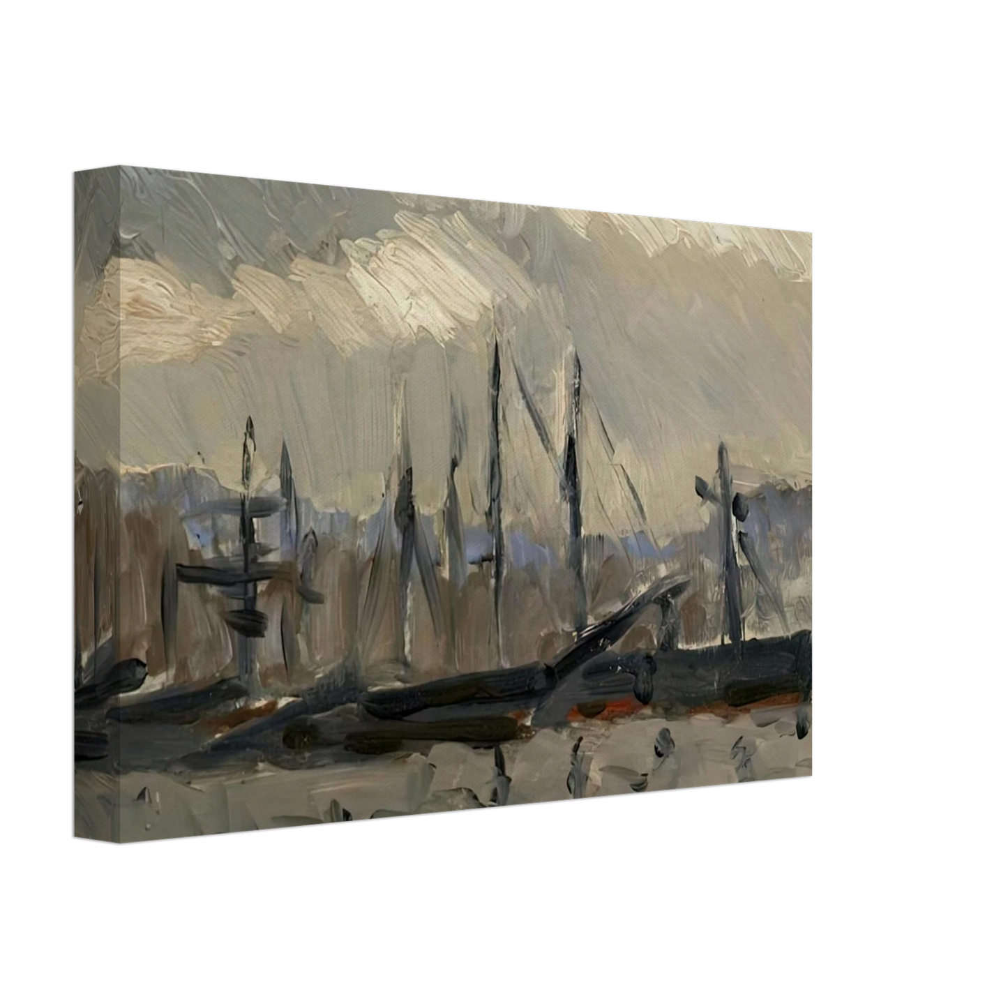 Henri Matisse - PORT DE CHERBOURG Canvas - 40x60 cm / 16x24 inches-canvas
