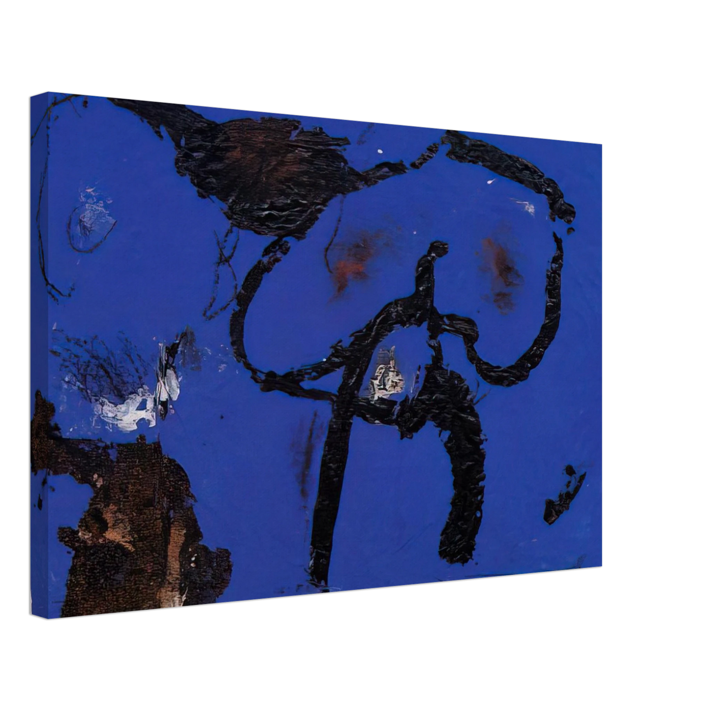 Emil Schumacher - G-3 - 1982 Canvas - 70x100 cm / 28x40 inches-canvas