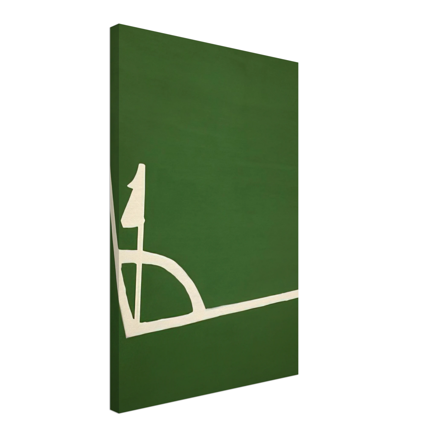 Raoul De Keyser - Kalklijnen hoek - 1971 Canvas - 70x100 cm / 28x40 inches-canvas