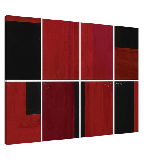 Gunther Forg - Untitled in 8 Parts - 1992 Canvas - 20x30 cm / 8x12 inches-canvas