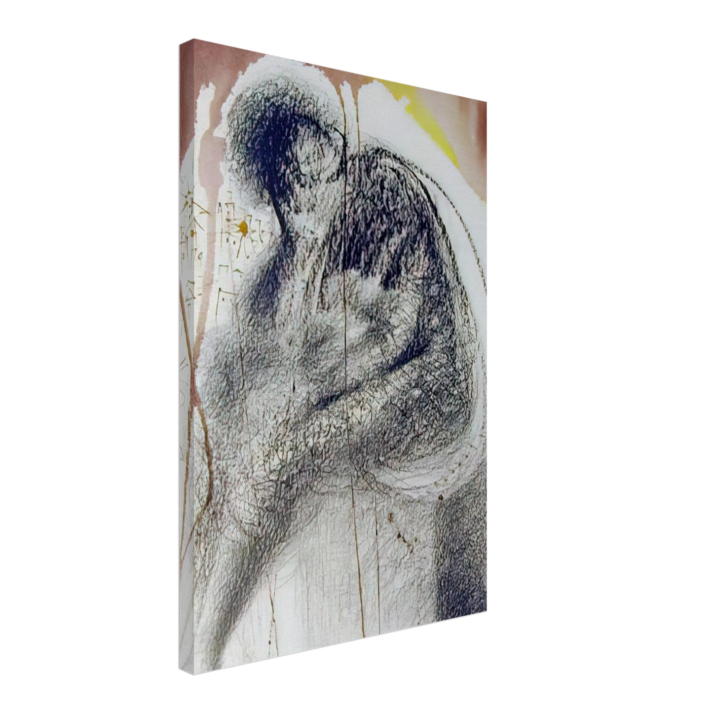 Salvador Dali - SEDET SOLA CIVITAS PLENA POUPOLO 2 CHRONICLES 36 19 1967 Canvas - 70x100 cm / 28x40 inches-canvas