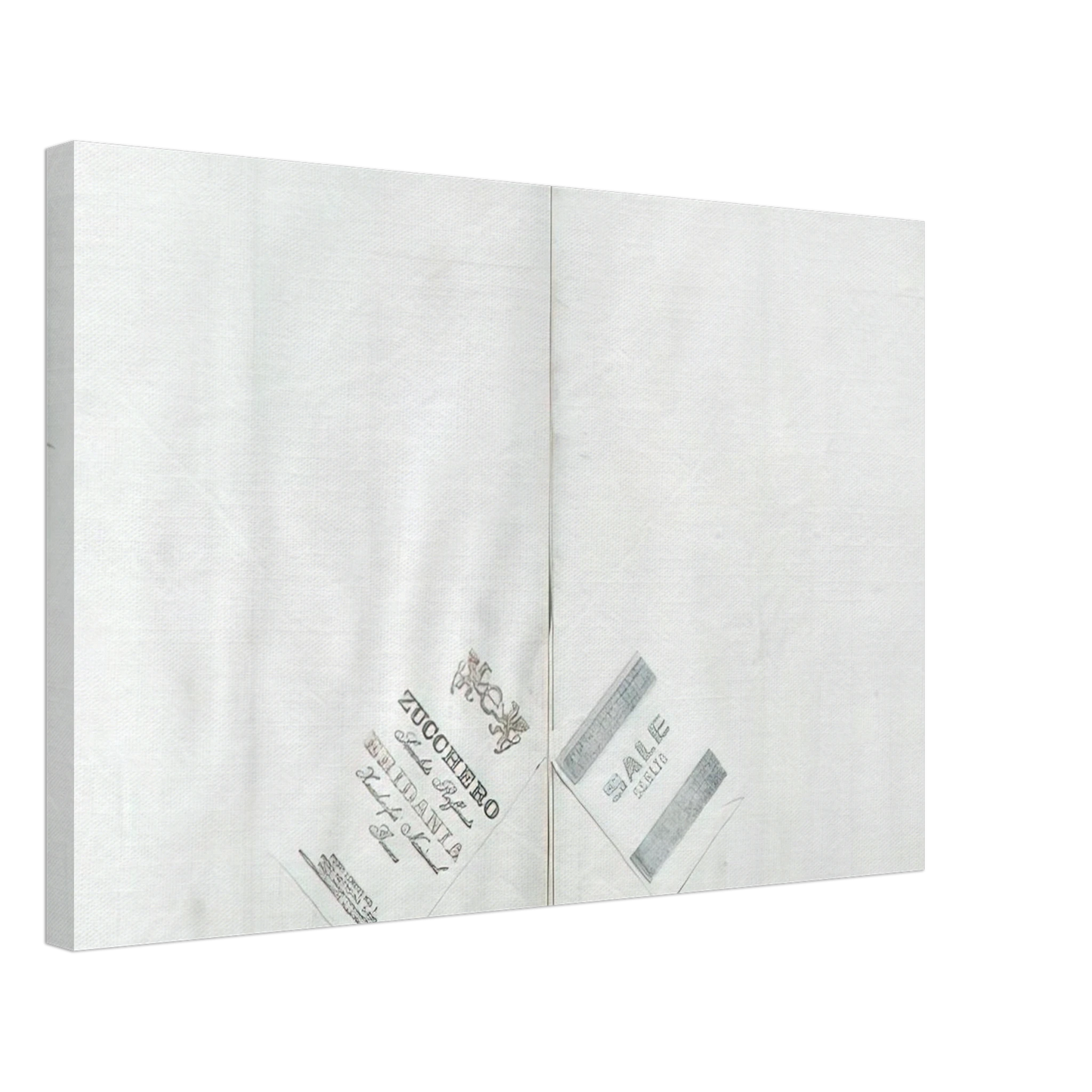 Alighiero Boetti - DA ALIGHIERO NATI A GUIDO BOETTI 1986 Canvas - 70x100 cm / 28x40 inches-canvas