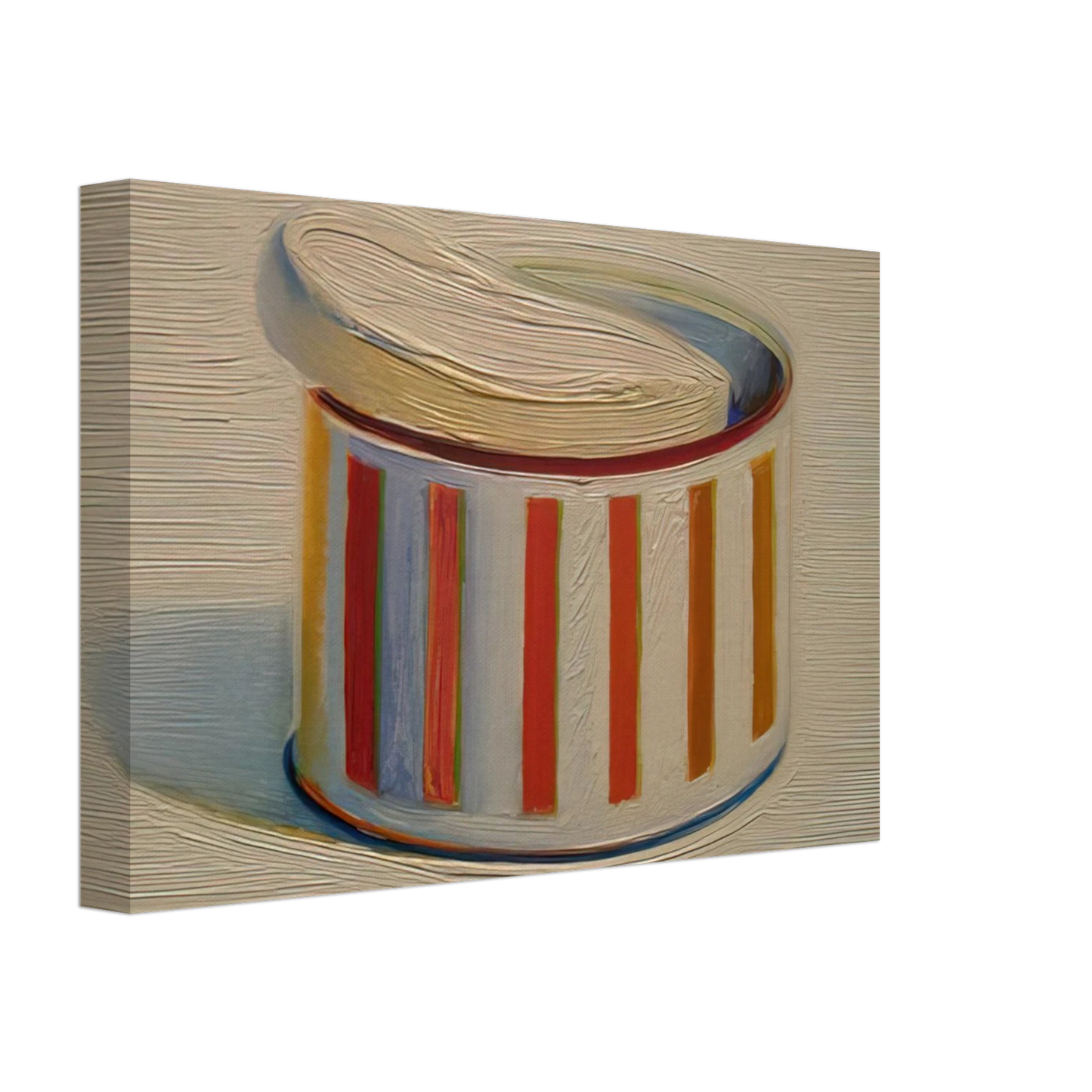 Wayne Thiebaud - Powder with Puff - 1966 Canvas - 70x100 cm / 28x40 inches-canvas
