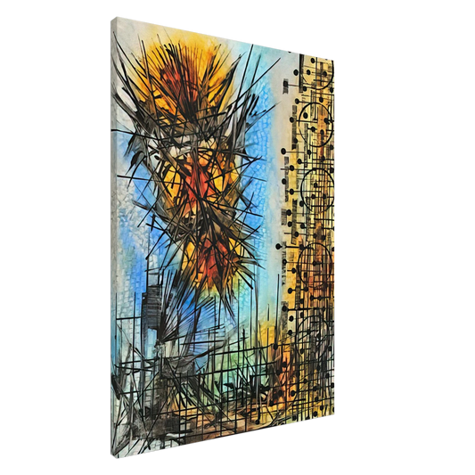 Jimmy Ernst - Observation VII - 1965 Canvas - 20x30 cm / 8x12 inches-canvas